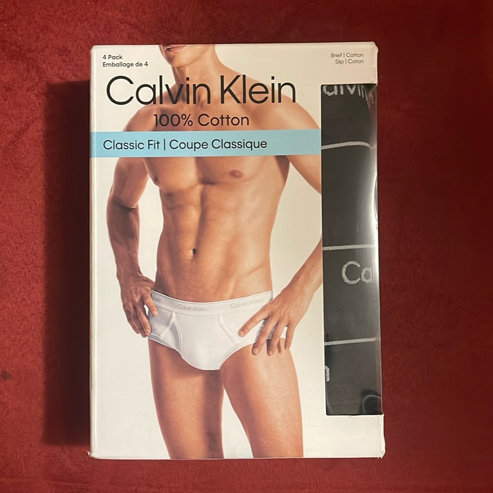 Calvin Klein 100% cotton briefs size Medium